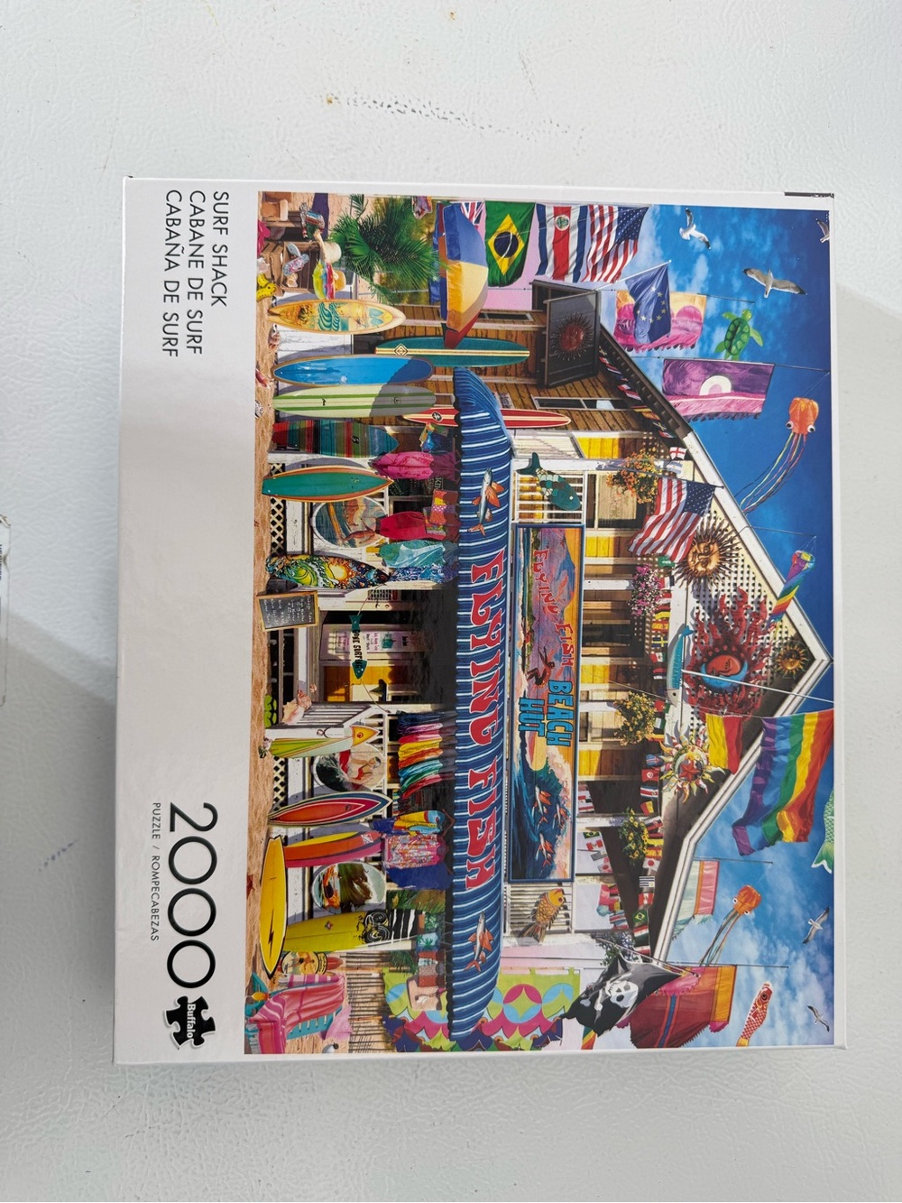 Surf Shack 2000-Piece Jigsaw Puzzle - Colorful Beach Scene